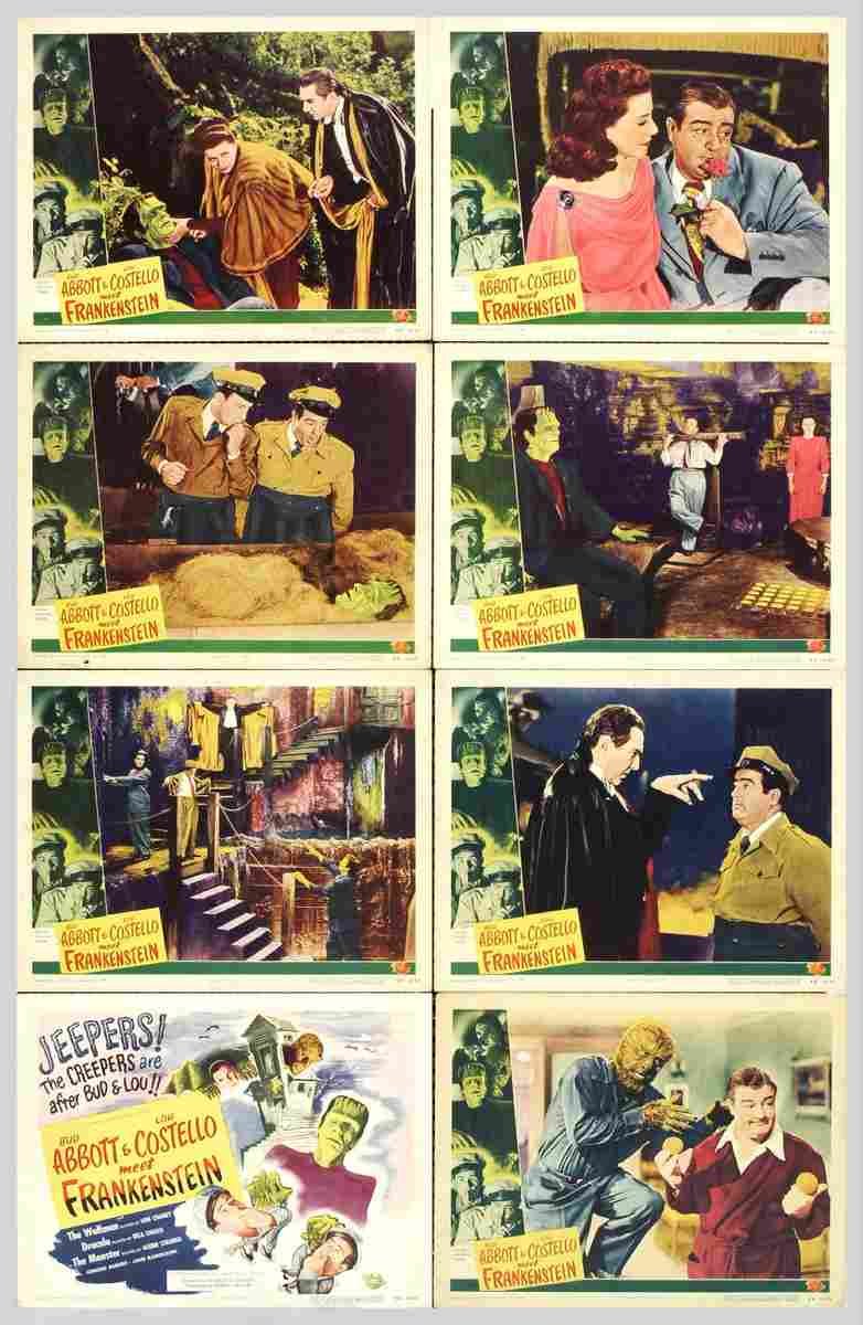 Abbott and Costello Meet Frankenstein 26 film star poster A4 Photo Print