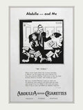 Abdulla Public Cigarettes Vintage Retro Advert Poster A4 Photo Print