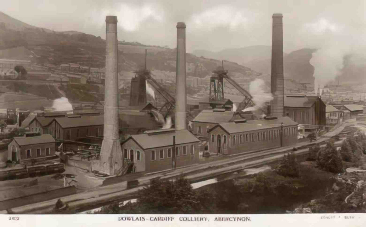 Abercynon DowlaisCardiff Colliery Vintage A4 Photo Print