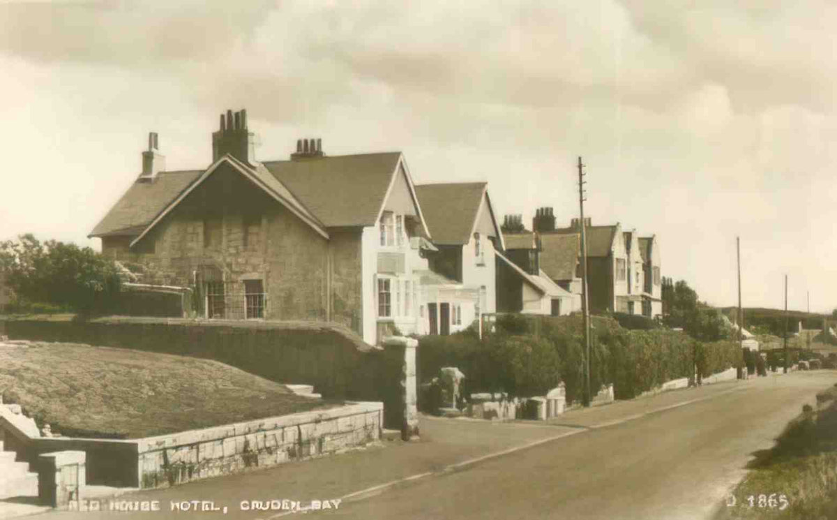 Aberdeenshire Cruden Bay Red House Hotel Vintage A4 Photo Print
