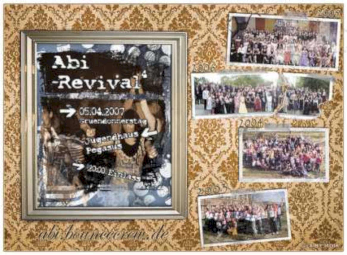 Abi Revival Students Vintage Retro Advert Ads A4 Photo Print