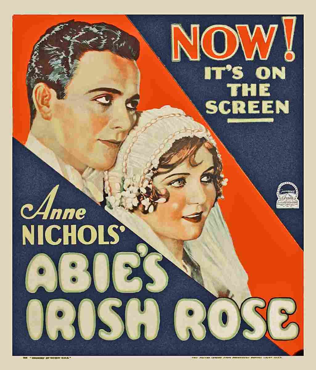 Abies Irish Rose 1928 01 film star poster A4 Photo Print
