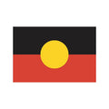 Aboriginal Australia Flag N1375 A4 Photo Print