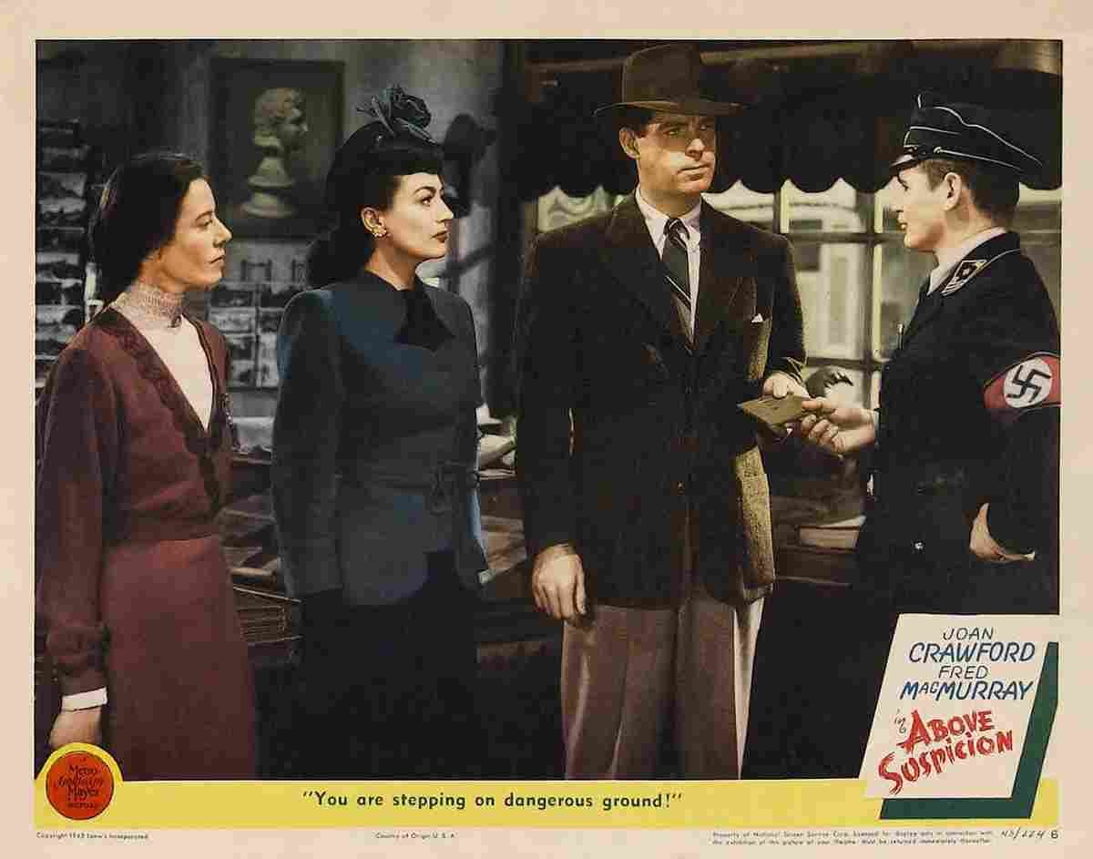 Above Suspicion 1943 06 film star poster A4 Photo Print