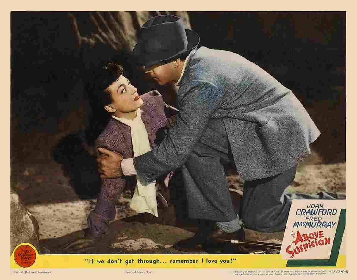 Above Suspicion 1943 07 film star poster A4 Photo Print