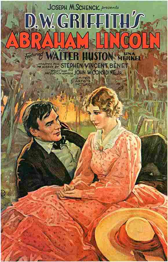 Abraham Lincoln 1930 03 film star poster A4 Photo Print