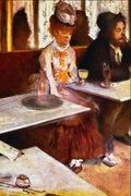 Absinthe Drinkers Degas Impressionism A4 Photo Print