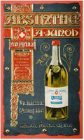 Absinthe Junod Vintage Vintage Retro Advert Ads A4 Photo Print