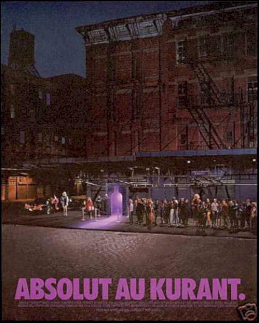 Absolut Vodka Night Vintage Retro Advert Ads A4 Photo Print