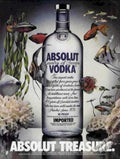 Absolut Vodka Treasure 1 Vintage Retro Advert Ads A4 Photo Print