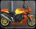 Ac K1200R Motorbike Vintage Aged A4 Photo Print
