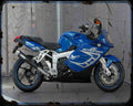 Ac K1200S Motorbike Vintage Aged A4 Photo Print