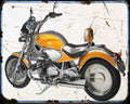 Ac R1200C A4 Photo Print Motorbike Vintage Aged