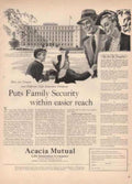 Acacia Family Security Vintage Retro Advert Ads A4 Photo Print