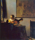 According To The Player Vermeer A4 Photo Print