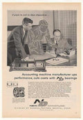 Accounting Machine Bears Vintage Retro Advert Ads A4 Photo Print