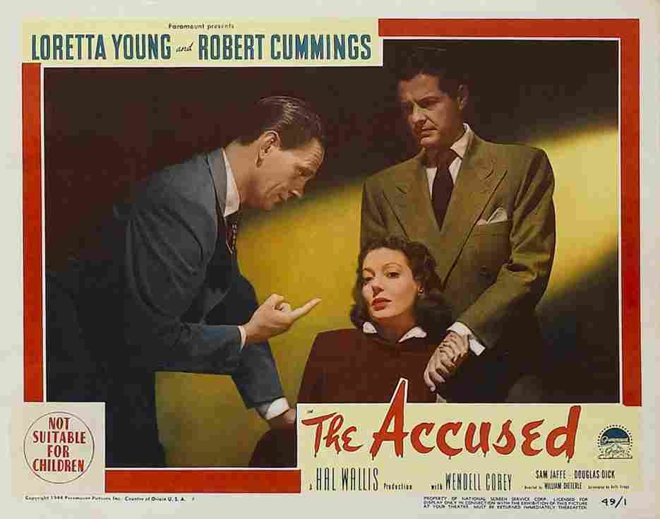 Accused The 1949 12 film star poster A4 Photo Print