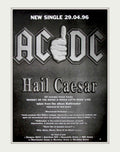 Acdc Hail Caesar 1 Vintage Retro Advert Poster A4 Photo Print