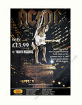 Acdc Upper Lip Vintage Retro Advert Poster A4 Photo Print