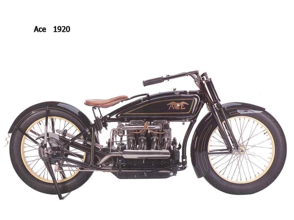 Ace 1920 motorbike A4 Photo Print