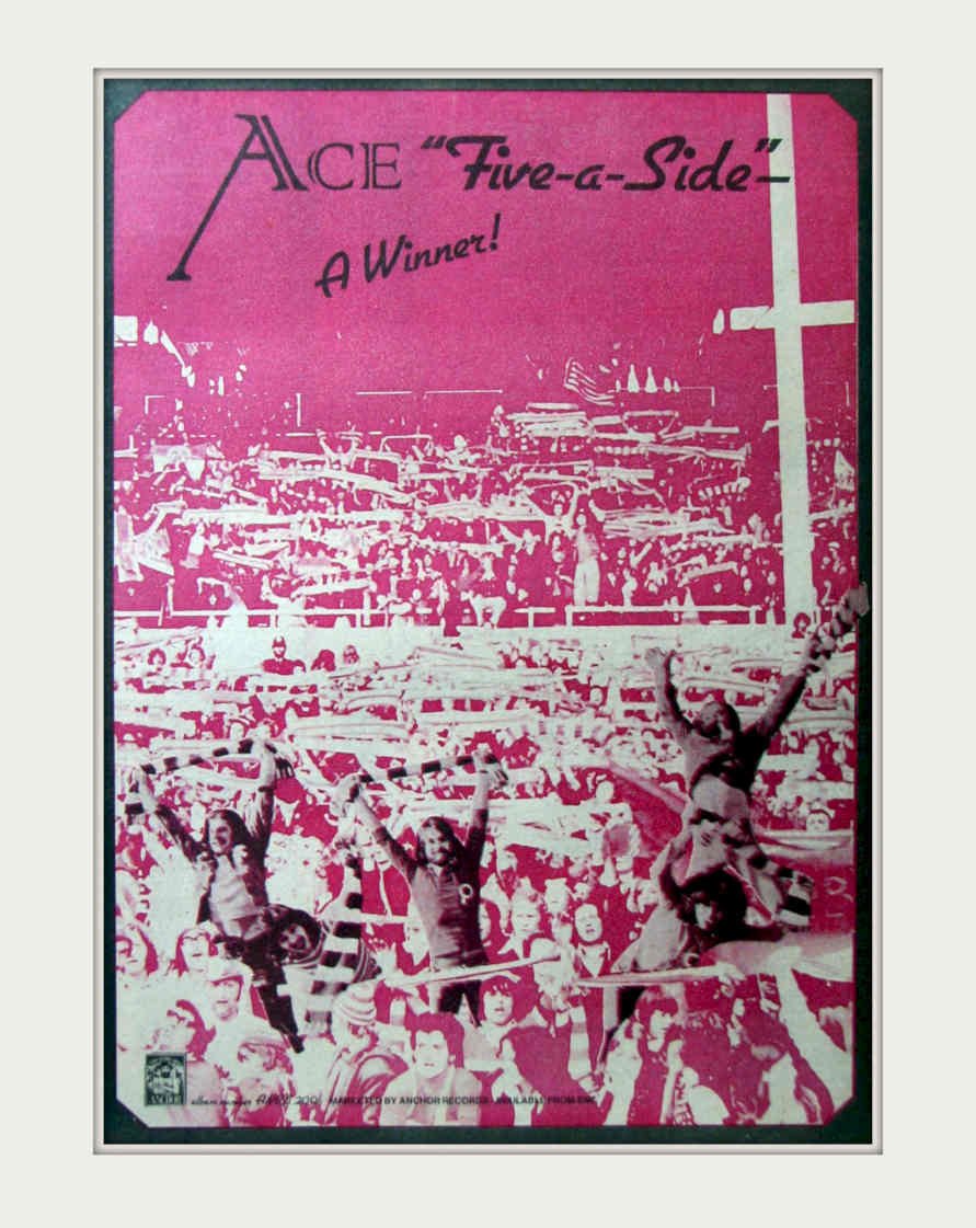 Ace Five Side Vintage Retro Advert Poster A4 Photo Print