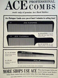 Ace Professional Combs barber advert A4 Photo Print