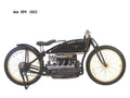 Ace XP4 1923 motorbike A4 Photo Print