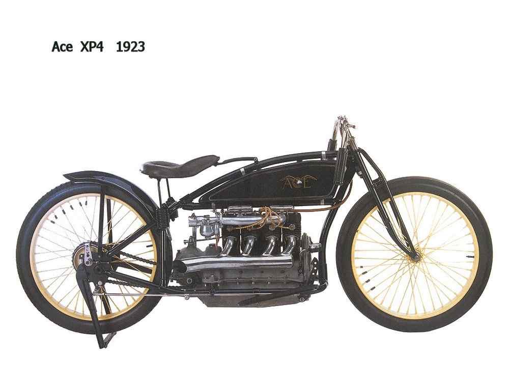 Ace XP4 1923 motorbike A4 Photo Print