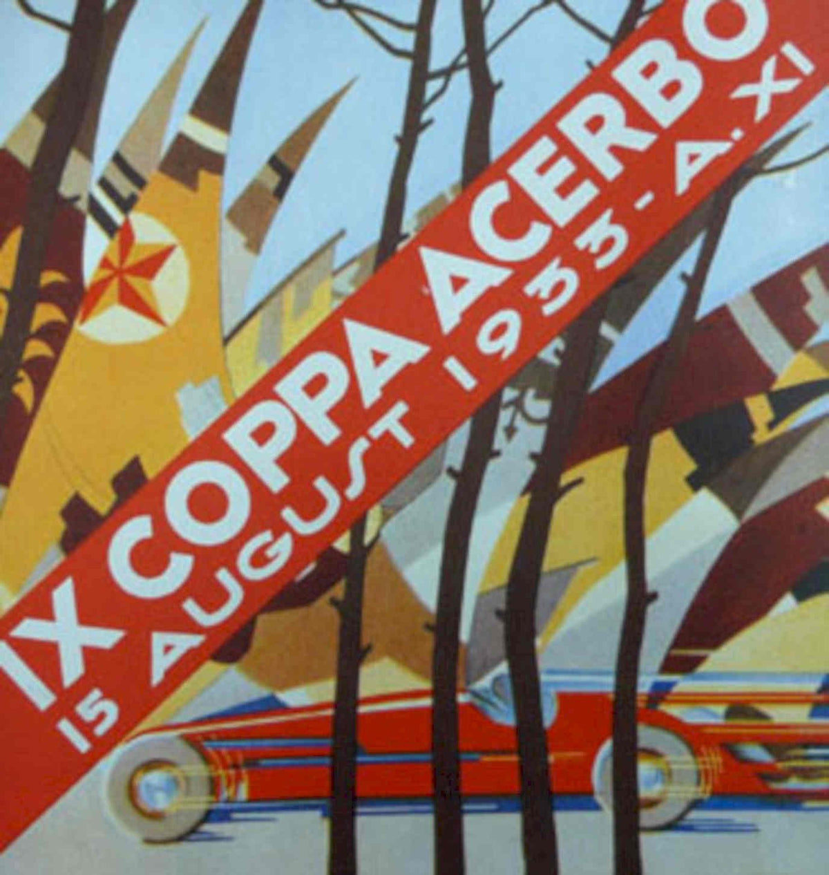 Acerbo Sailboat Flags Vintage Retro Advert Poster A4 Photo Print