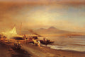 Achenbach Oswald The Bay Of Naples Art A4 Photo Print UK