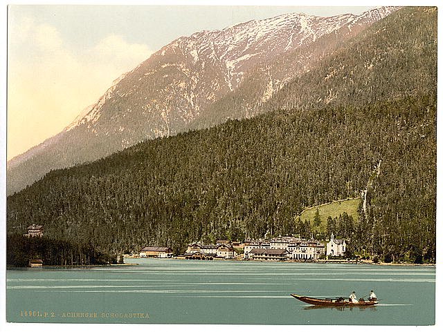 Achensee II Scholastica Tyrol Vintage A4 Photo Print
