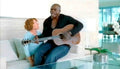 Acoustic Guitar Moment Vintage Retro Advert Poster A4 Photo Print