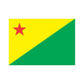 Acre State Flag N4795 A4 Photo Print