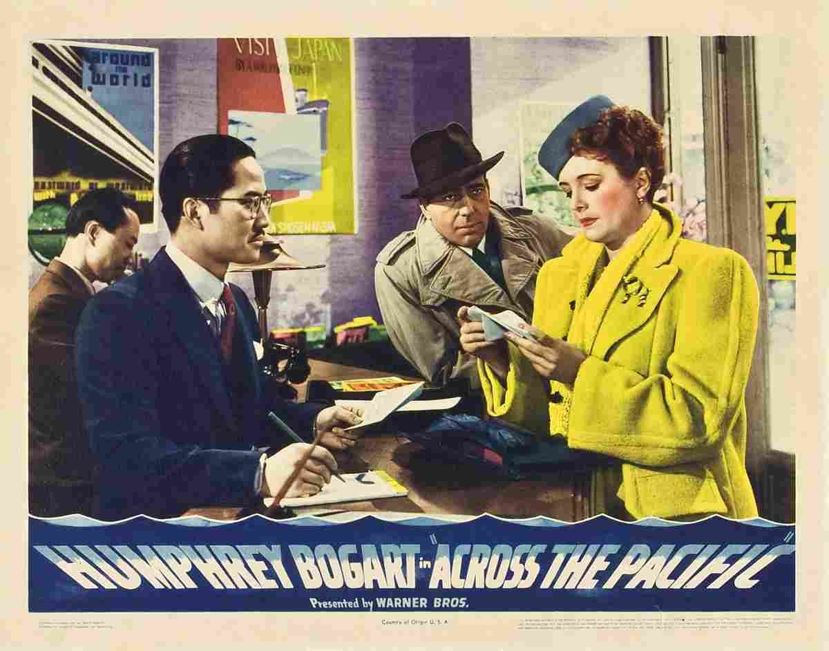 Across the Pacific 1942 11 film star poster A4 Photo Print