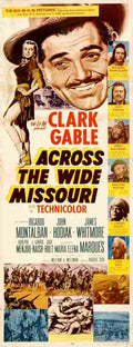 Across the Wide Missouri 03 film star poster A4 Photo Print