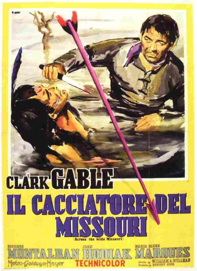 Across the Wide Missouri 06 film star poster A4 Photo Print