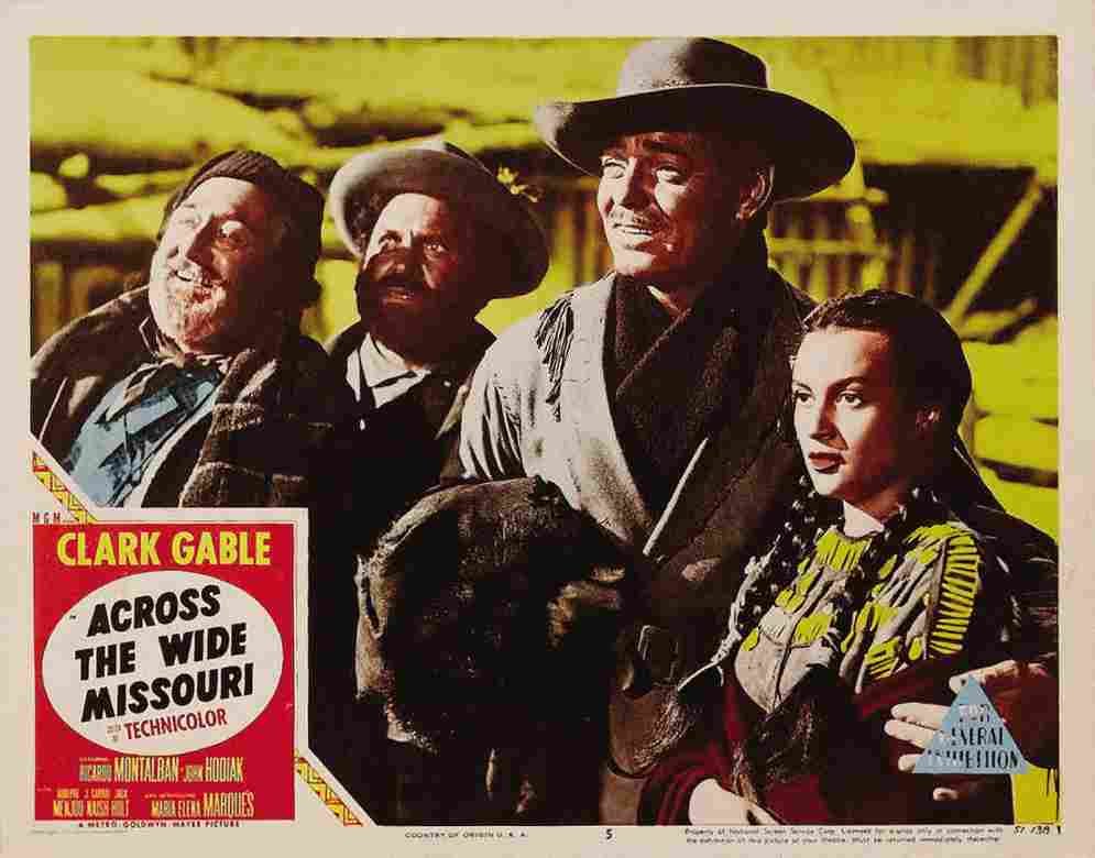 Across the Wide Missouri 13 film star poster A4 Photo Print