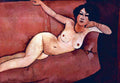 Act On A Sofa Almaiisa Modigliani A4 Photo Print