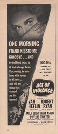 Act Violence Heflin Vintage Retro Advert Ads A4 Photo Print