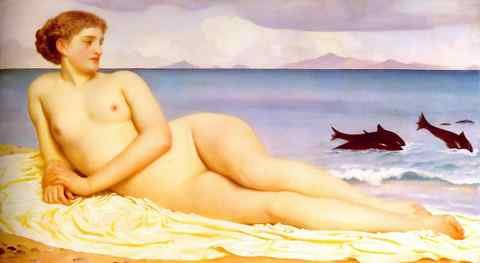 Actaea the Nymph of the Shore c1868 big A4 Photo Print
