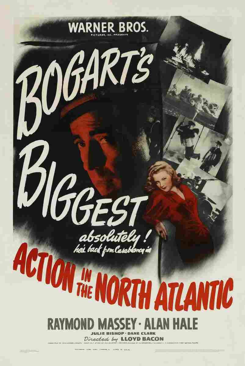 Action in the North Atlantic 01 film star poster A4 Photo Print