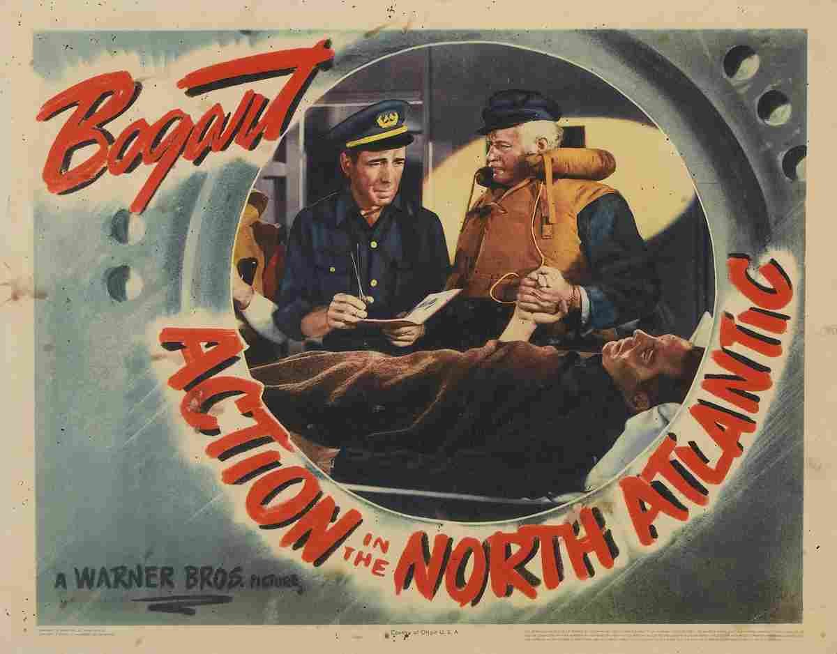 Action in the North Atlantic 03 film star poster A4 Photo Print