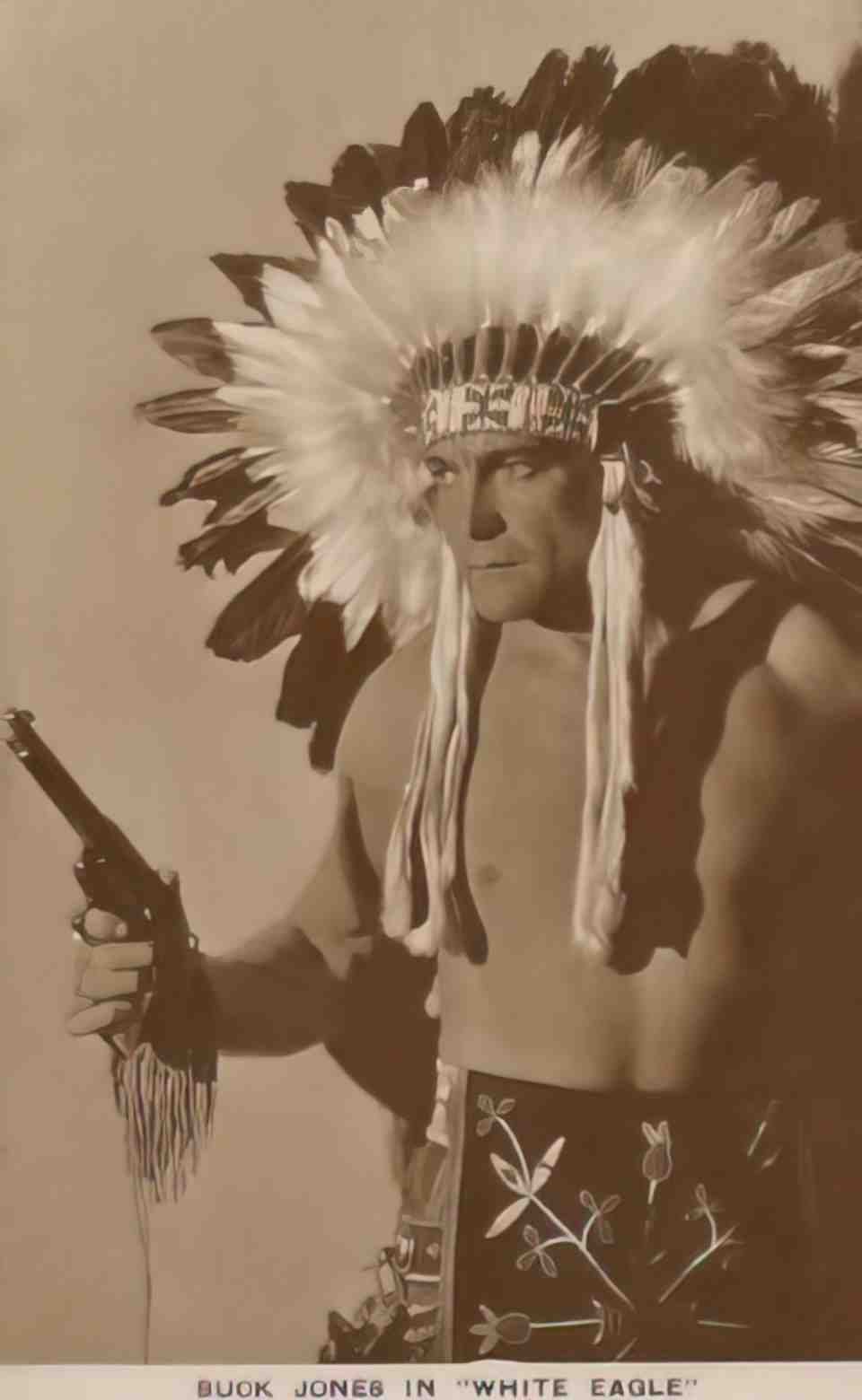 Actor Buck Jones in White Eagle Vintage A4 Photo Print