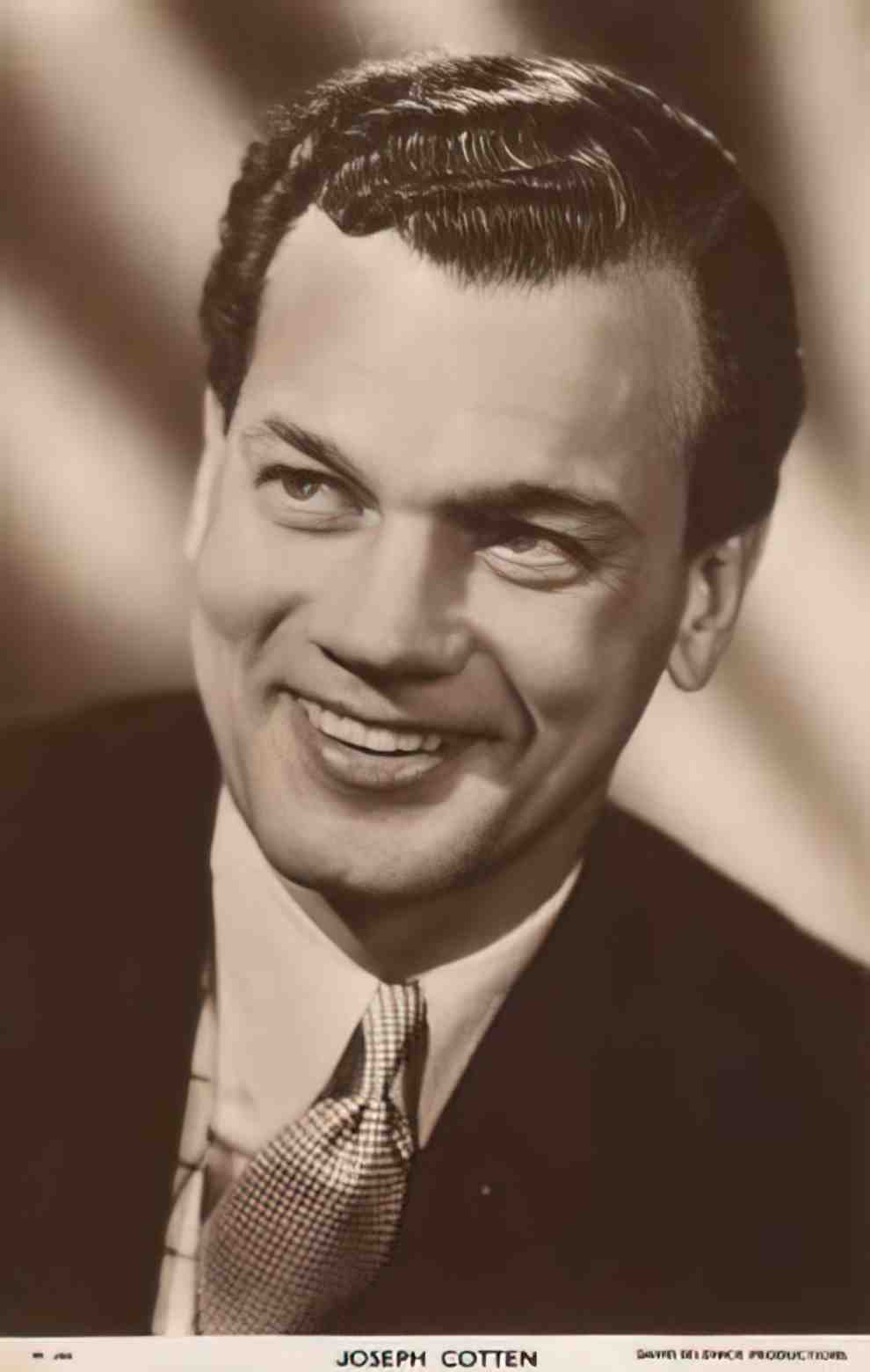 Actor Joseph Cotten Vintage A4 Photo Print