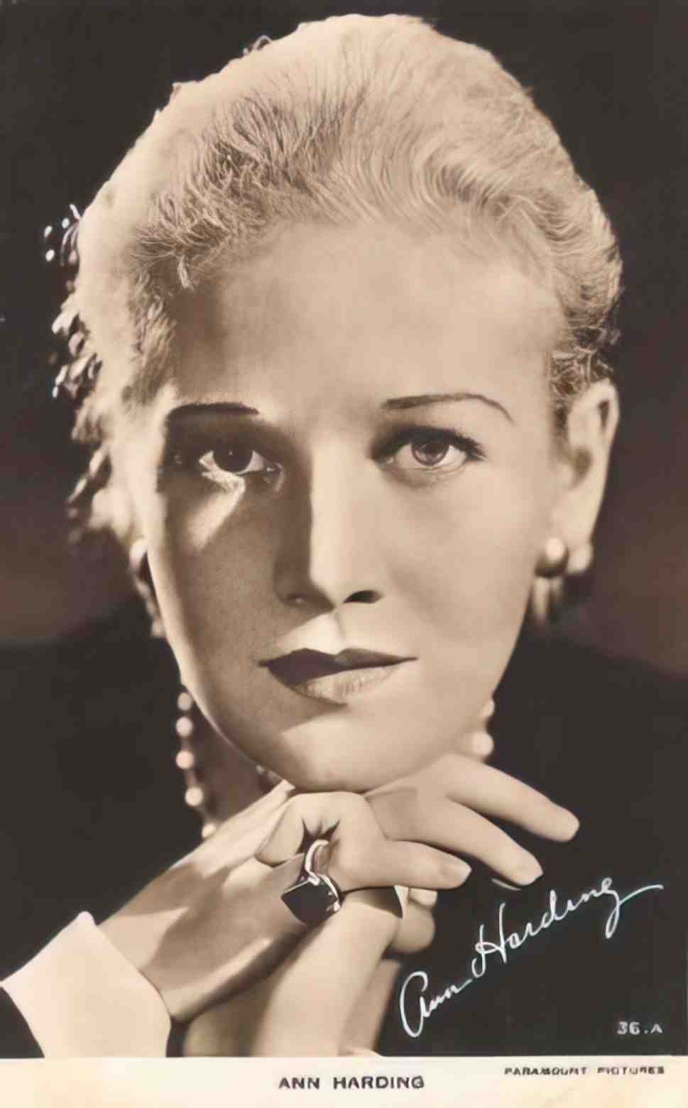 Actress Ann Harding Vintage A4 Photo Print