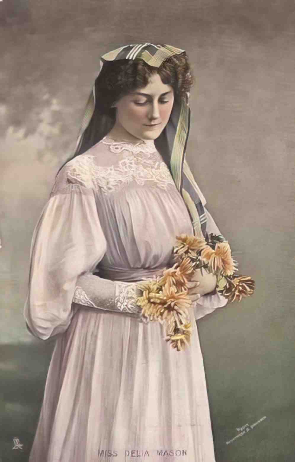 Actress Delia Mason Vintage A4 Photo Print