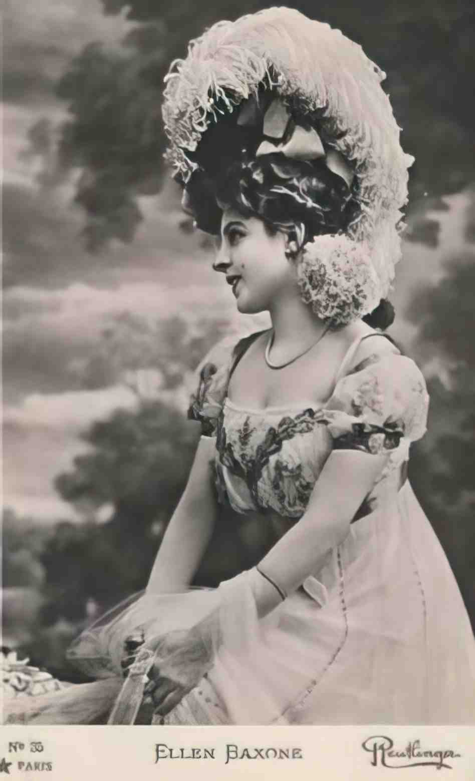 Actress Ellen Baxone Vintage A4 Photo Print
