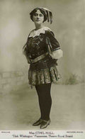 Actress Ethel Hall in Dick Whittington Vintage A4 Photo Print