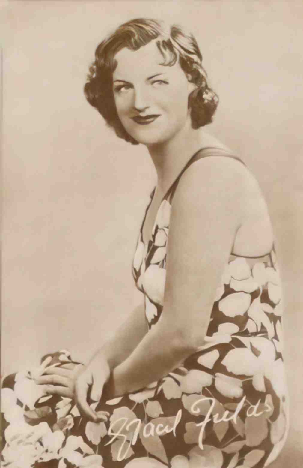 Actress Gracie Fields III Vintage A4 Photo Print
