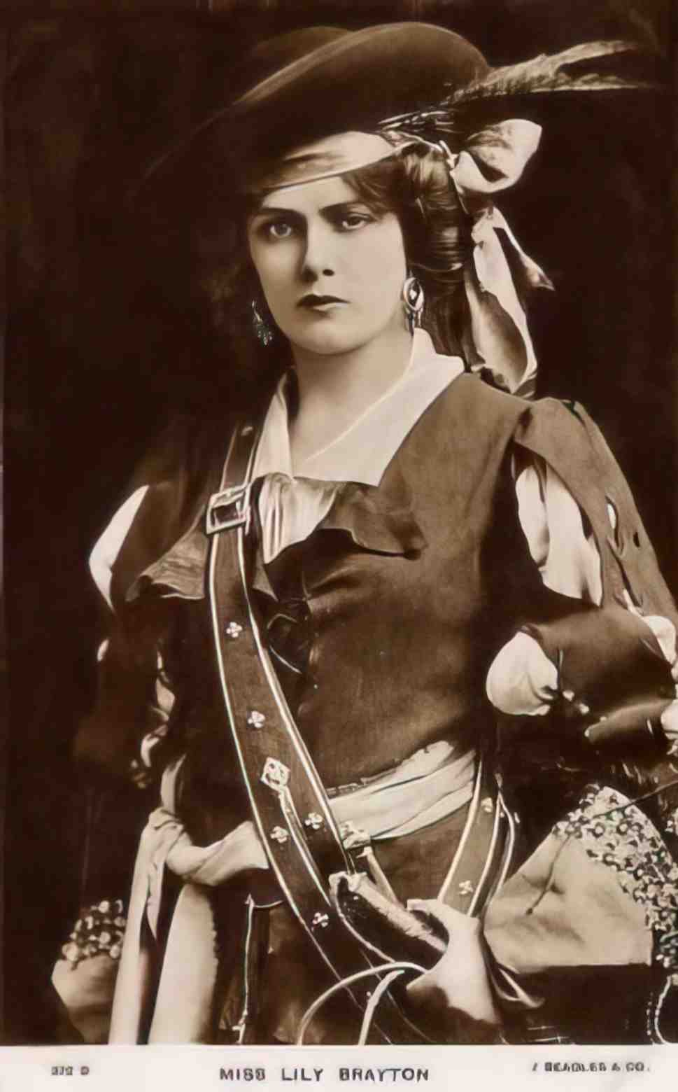 Actress Lily Brayton II Vintage A4 Photo Print